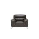 Gamonee Sofa 1Seater - Genuine Leather/SL Brown