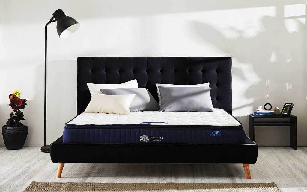 Lotus - Monalisa 6ft x 6.5ft Bonnel Spring Mattress with one-sided pillowtop- 11&quot;