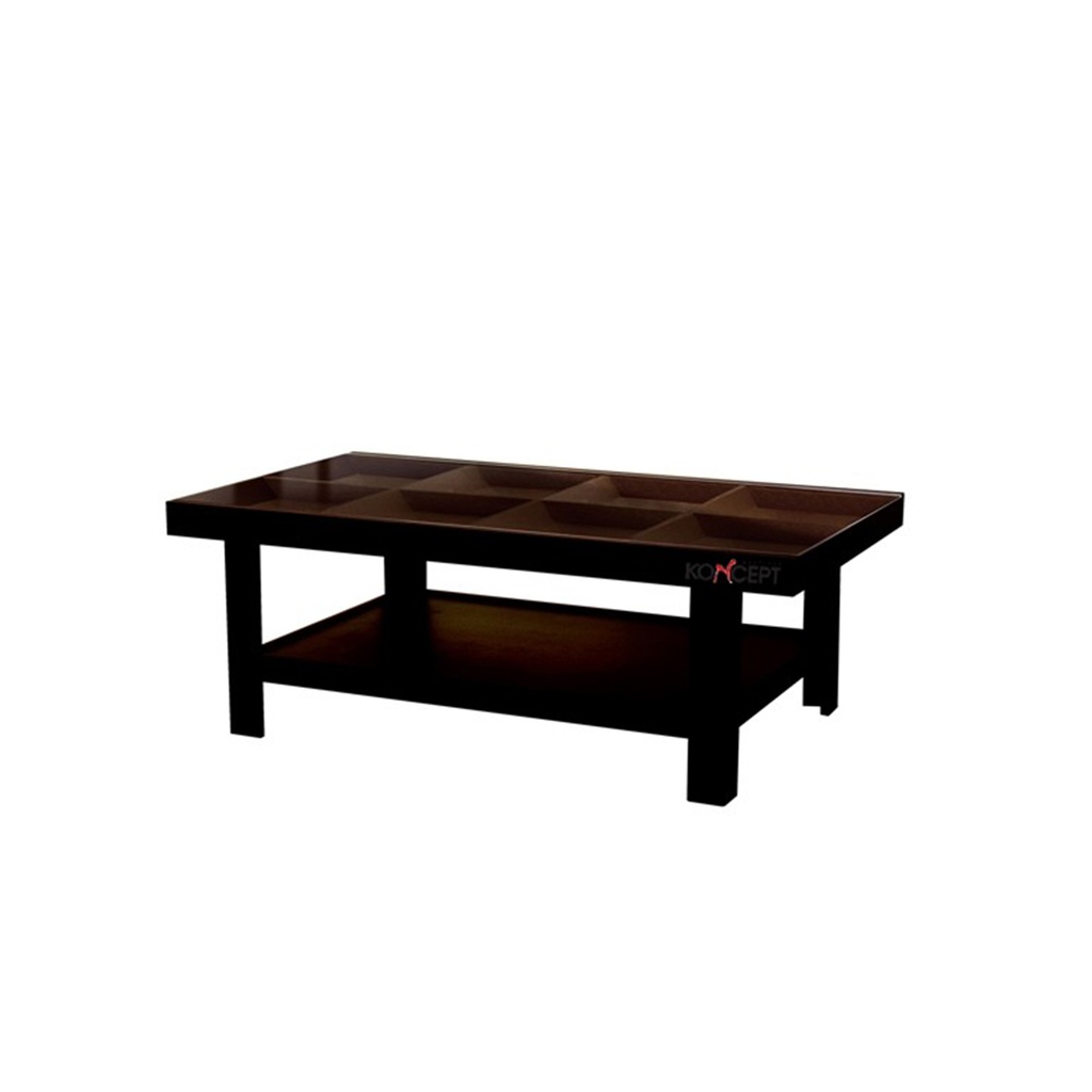 Adorn Coffee Table - Wenge/Glass