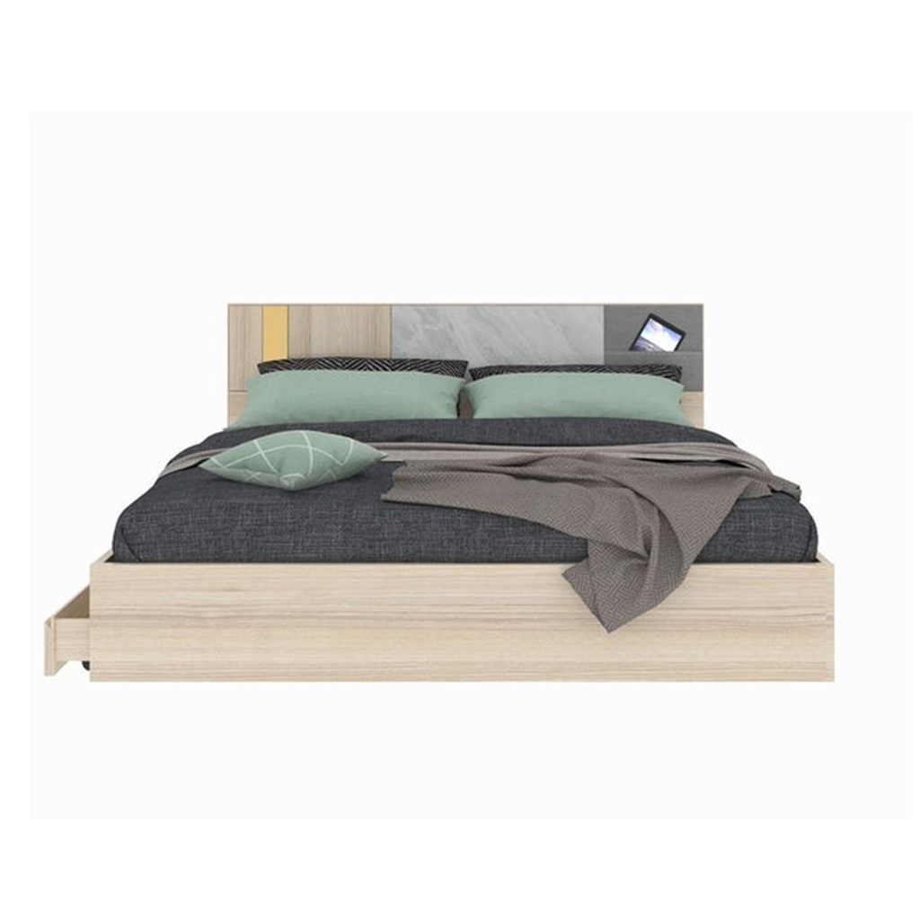 Marmurus-D Bed 6ft - Gold