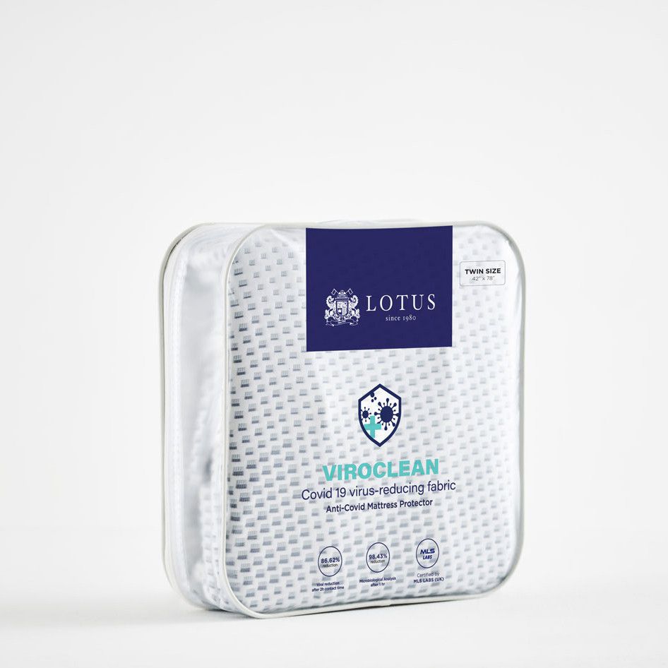 Lotus ViroClean Mattress Protector Queen