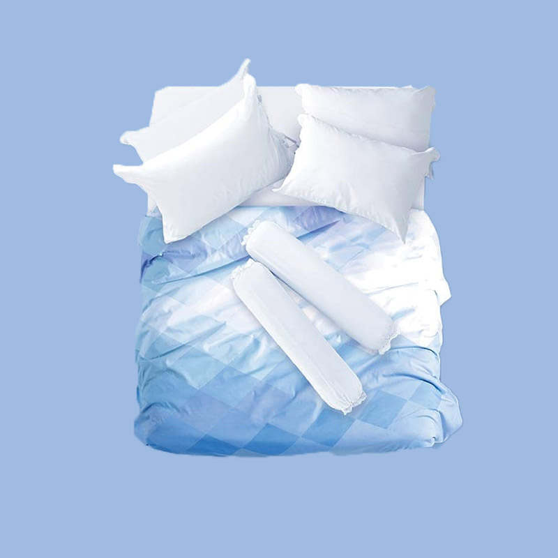 Lotus SoulMate Plain White TS Fitted Bedsheet Set - 3pcs - LI-SM-00-07D