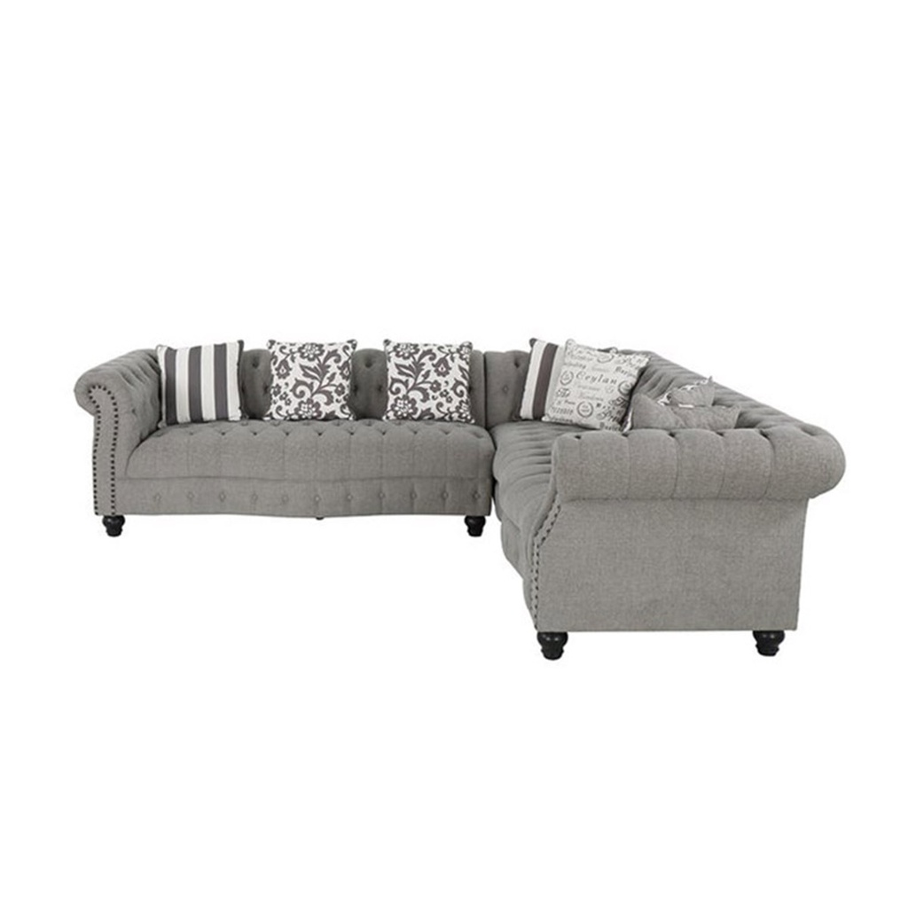 Hemal Sofa - Right Corner - Grey