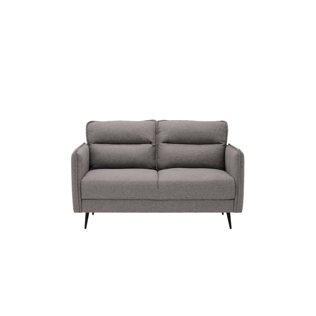 Hafa Sofa 2 Seater - Black Leg - Fabric Brown