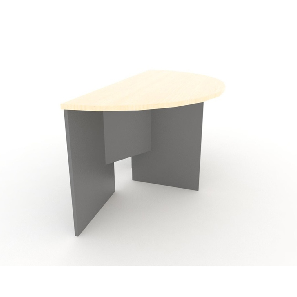 Able Desk DKC140 - Dark Grey/Maple