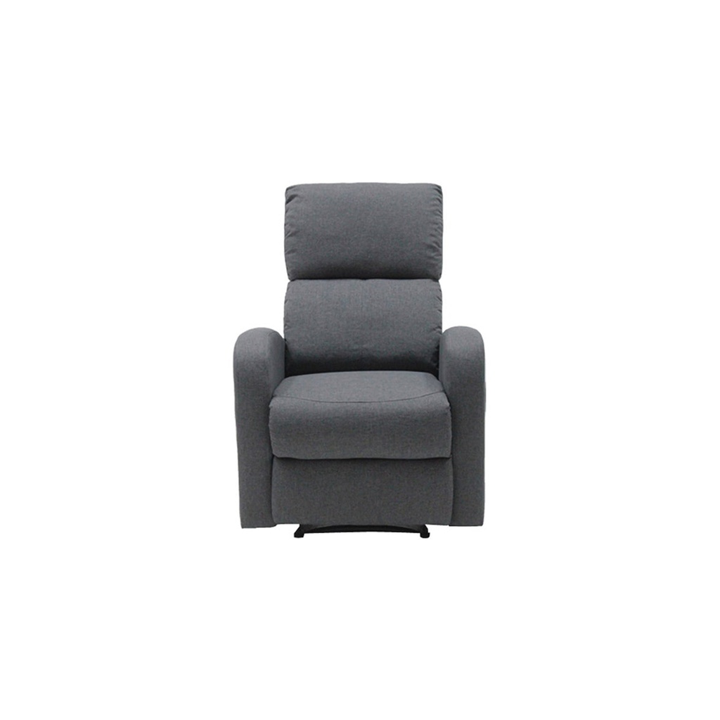 Zixar Recliner 1 Seater - Grey Fabric - 1RE