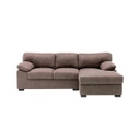 Kenci Sofa - Right Corner - Dark Brown