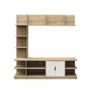 Pozza Entertainment Unit TV160 - Solid Oak