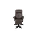 Camber Recliner+Stool-Leather/SL Brown/1RE