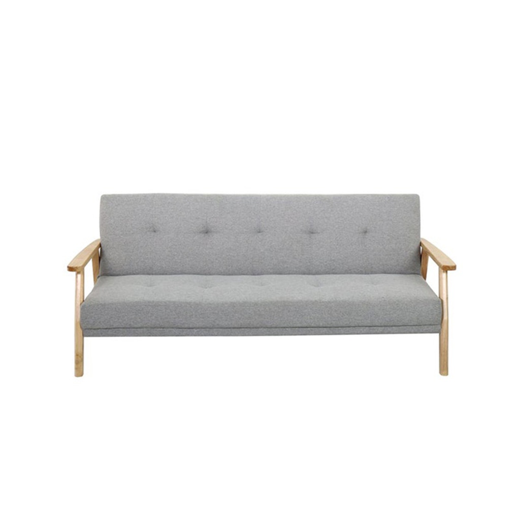 Marine Sofabed-Wood/Dark Grey