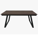Fina Dining Table - A200 - Iron Black/Nature
