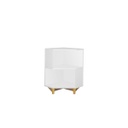 KC-Play Cornen-A/Corner Shelf Cabinet C40 - White