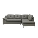 Trumble Sofa - Right Corner - Hem/SL Grey