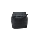 Kuma Stool - Leather Black