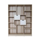 KC-Play Longtitude - Shelf Storage CT120 - Lindberg Oak/White