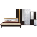 Reiss Bedroom Set 6ft - Royal-Grey Sand