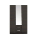 Metrio Wardrobe 139cm Wide - Espresso