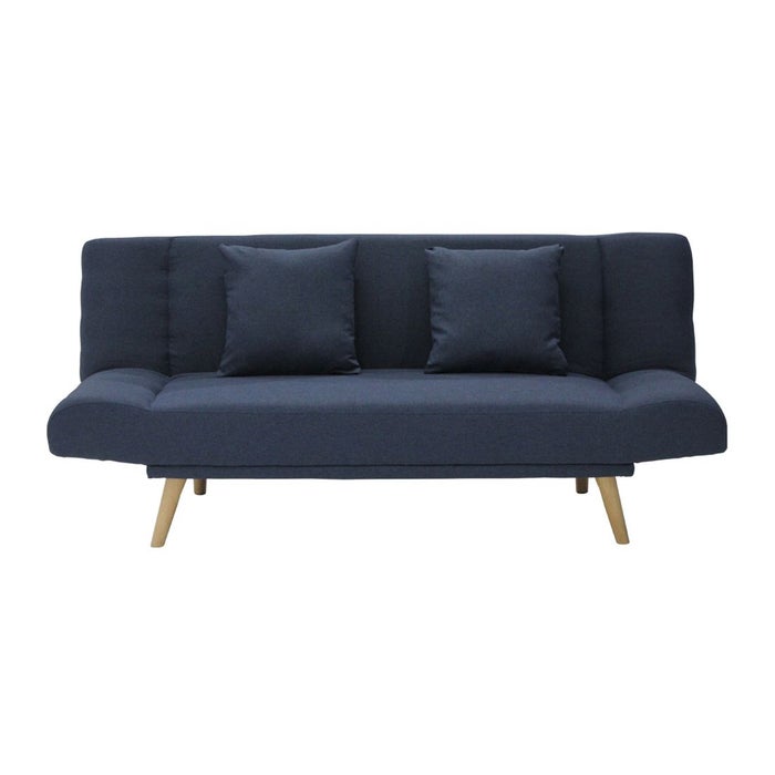 Manner Sofa Bed-Wood Leg / Blue