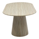 Hadayly Dining Table-180-Stone/Wood