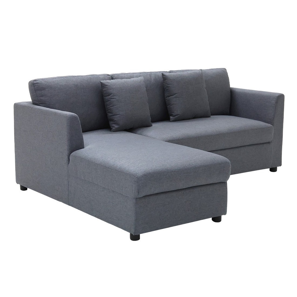 Riki Sofa-Left Corner-Grey Fabric