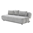 Chauncy Sofa Bed 3S-Gray/Black Leg