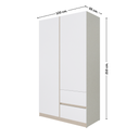 Hollyn Wardrobe WFT120-Ivory/Linen White