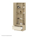 Hannie Dressing Table DT60-Solid Oak/Cream