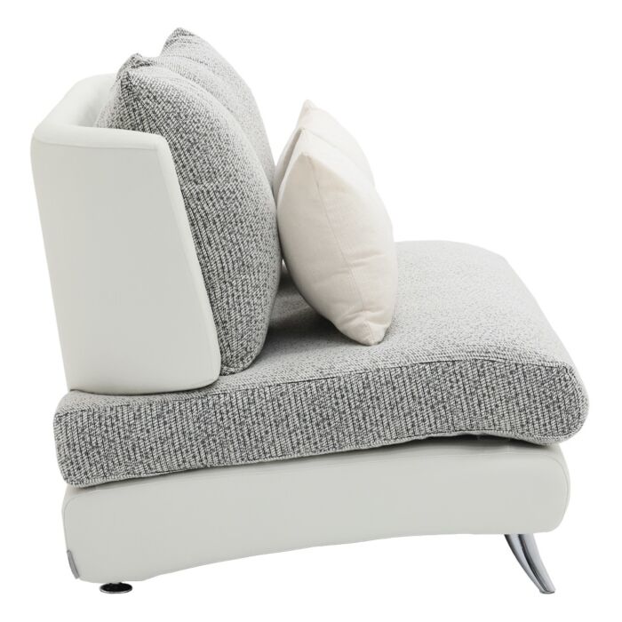 Jelly Sofa Mini 2 Seater-Black/White