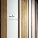 Caden-B Wardrobe 200cm - Solid Oak/white