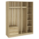 Molly Wardrobe - WFT-SC160 - Lindberg Oak/White