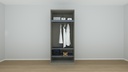 Wardrobe Plus -I@H_250000246:DA-MN/IVO/TW/Grey,Door:MN/CLEAR