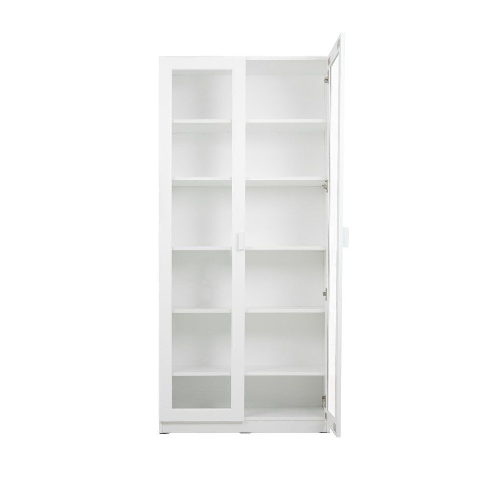 KC-Play /Jobio Tall Cabinet CT80-DE02/White/Clear Glass