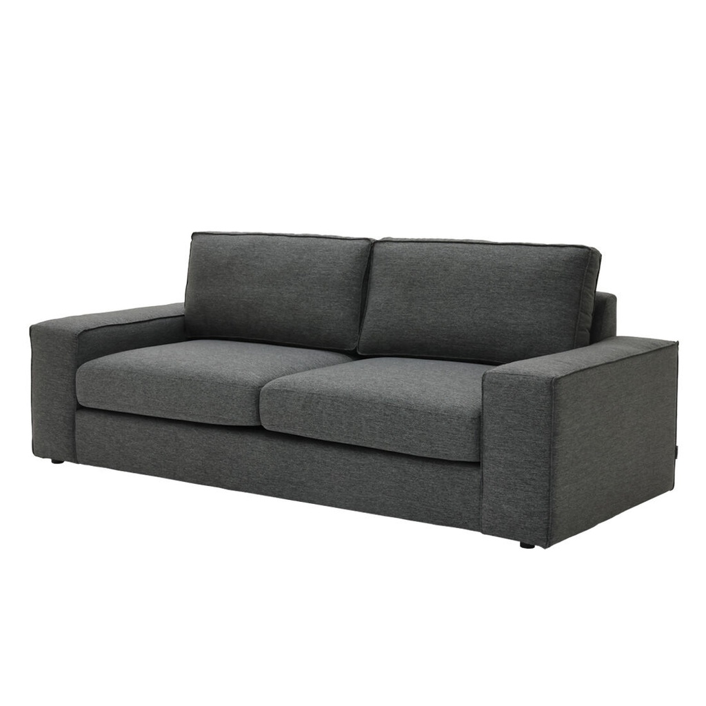 Restly Sofa 3Seater Plastic Leg/Dark Grey/LE