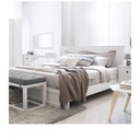 Moneta-F Bed 5ft - White