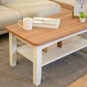 Ganso Coffee Table -White/Claretchery