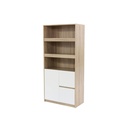 Heidi Tall Cabinet CT80-Solid Oak/White