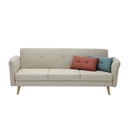 Fresh Sofa Bed-Natural Eucalyptus Leg/Cream
