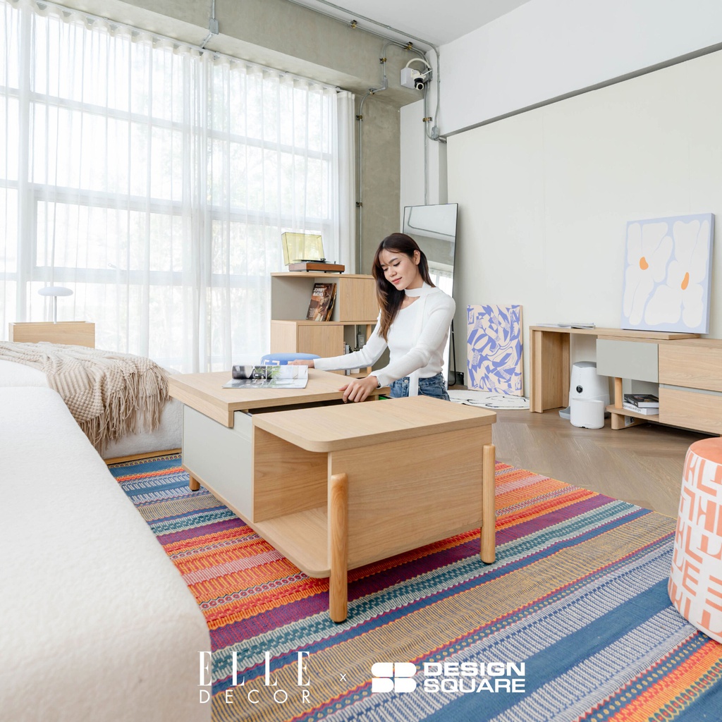 ELLE DÉCOR - JOLIE Coffee Table - Light Wood