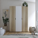 KC-Play Embrace Wardrobe - W0140 - Lindberg Oak/White