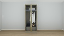 Wardrobe Plus -I@H_250000252:DA-MN/IVO/TW/Grey,Door:MN/CLEAR GLASS