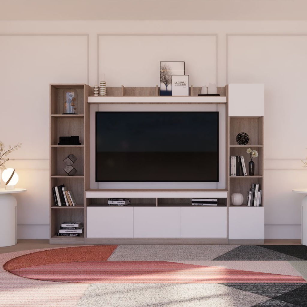 Conlin Plus Showcase 240cm-Solid /White