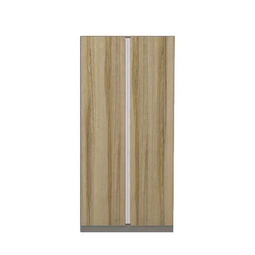 [19210451] Blox Wardrobe WO100-60-210/OP-C/Door DE01- Clinen/Lindberg Oak