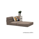 Ruffy Sofa Bed-Light Brown