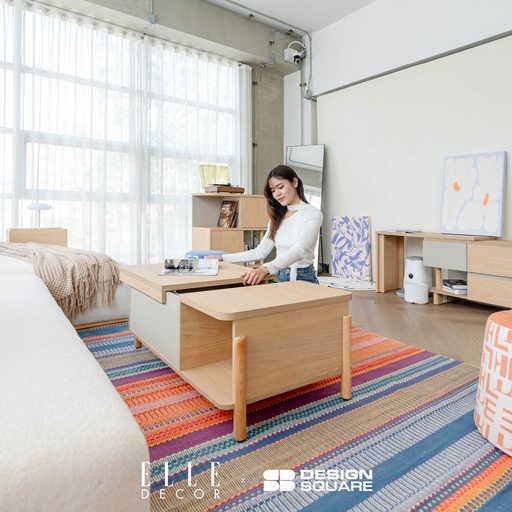 [19240856] ELLE DÉCOR - JOLIE Coffee Table - Light Wood