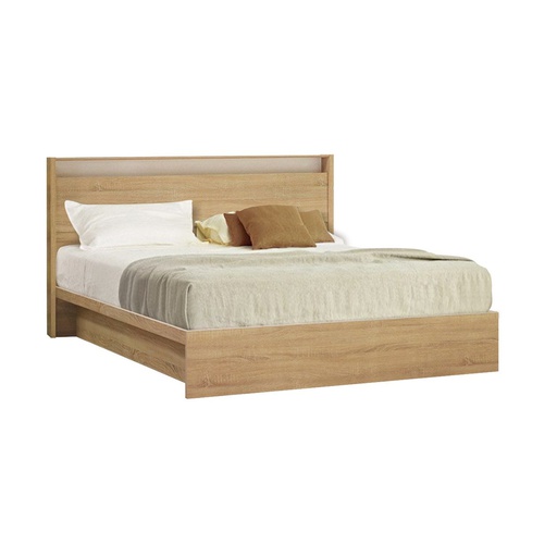 [19210336] Looms Kyoto Bed 6ft - Solid Oak/White