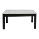Molina Coffee Table-C120-White Stone/Wenge